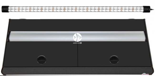 DIVERSA Pokrywa Platino LED 120x50cm (1x24W) (117190) - Aluminiowa obudowa z oświetleniem LED