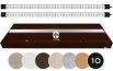 Pokrywa Platino LED 120x50cm (2x30W) Czarny