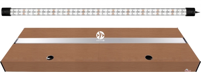 DIVERSA Pokrywa Platino LED 150x50cm (1x27W) (117207) - Aluminiowa obudowa z oświetleniem LED Buk