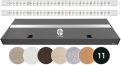 Pokrywa Platino LED 150x50cm (2x27W) Czarny