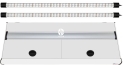 Pokrywa Platino LED 150x50cm (2x36W) Biały