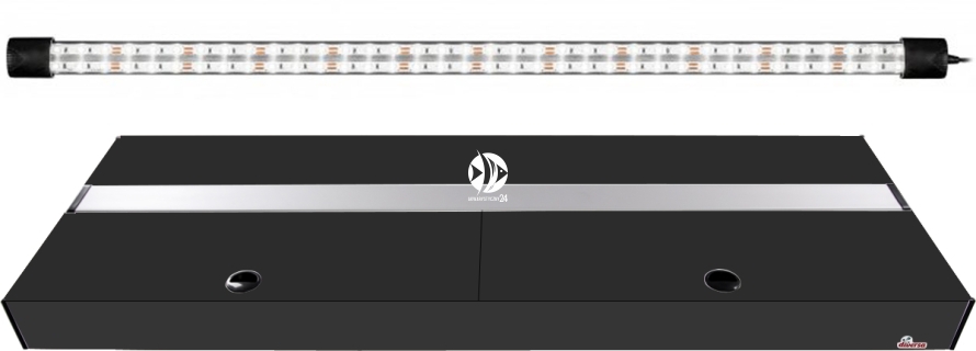 DIVERSA Pokrywa Platino LED 160x60cm (1x27W) (117242) - Aluminiowa obudowa z oświetleniem LED