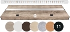 Pokrywa Platino LED 160x60cm (1x27W) Czarny