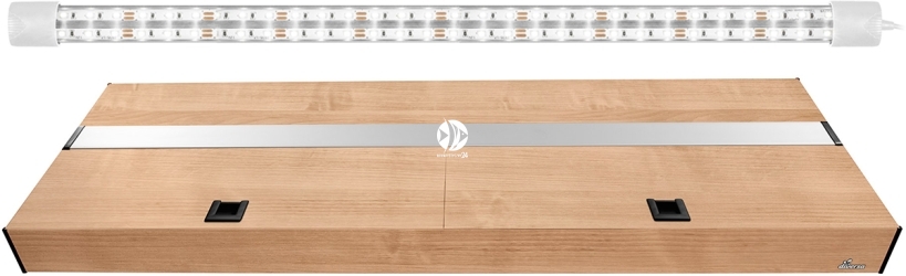 DIVERSA Pokrywa Platino LED 160x60cm (1x27W) (117242) - Aluminiowa obudowa z oświetleniem LED Buk