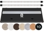 Pokrywa Platino LED 160x60cm (2x36W) Czarny