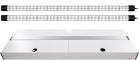 DIVERSA Pokrywa Platino LED 160x60cm (2x27W) (117249) - Aluminiowa obudowa z oświetleniem LED Biały