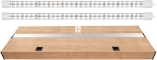 DIVERSA Pokrywa Platino LED 160x60cm (2x27W) (117249) - Aluminiowa obudowa z oświetleniem LED Buk
