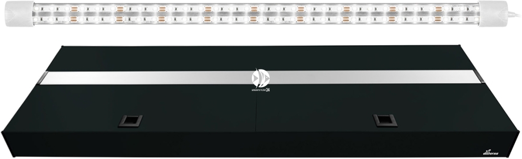 DIVERSA Pokrywa Platino LED 200x60cm (1x30W) (117275) - Aluminiowa obudowa z oświetleniem LED