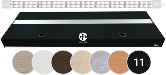 DIVERSA Pokrywa Platino LED 200x60cm (1x30W) (117275) - Aluminiowa obudowa z oświetleniem LED