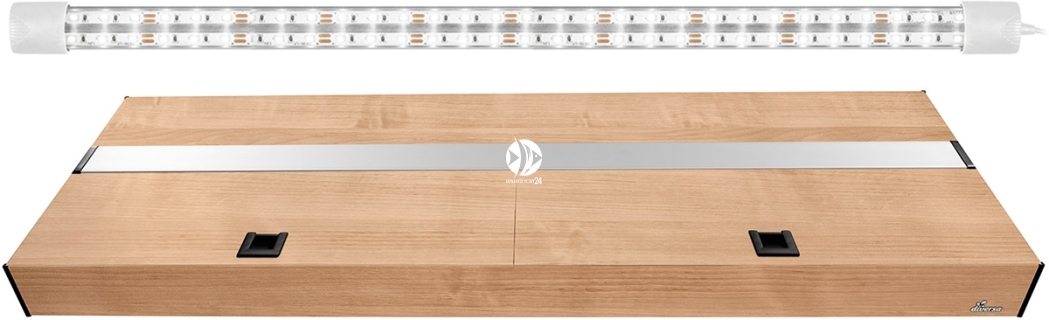 DIVERSA Pokrywa Platino LED 200x60cm (1x30W) (117275) - Aluminiowa obudowa z oświetleniem LED