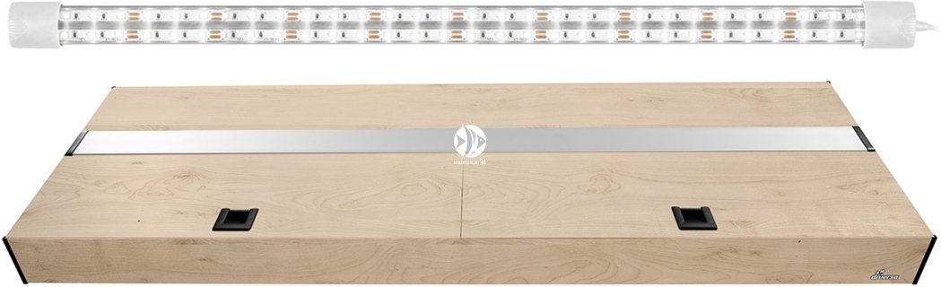 DIVERSA Pokrywa Platino LED 200x60cm (1x30W) (117275) - Aluminiowa obudowa z oświetleniem LED