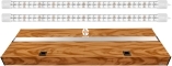 DIVERSA Pokrywa Platino LED 200x60cm (2x30W) (117282) - Aluminiowa obudowa z oświetleniem LED Wiśnia