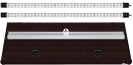 Pokrywa Platino LED 200x60cm (2x42W) Wenge