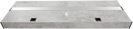 DIVERSA Pokrywa Platino LED 200x60cm (2x30W) (117282) - Aluminiowa obudowa z oświetleniem LED