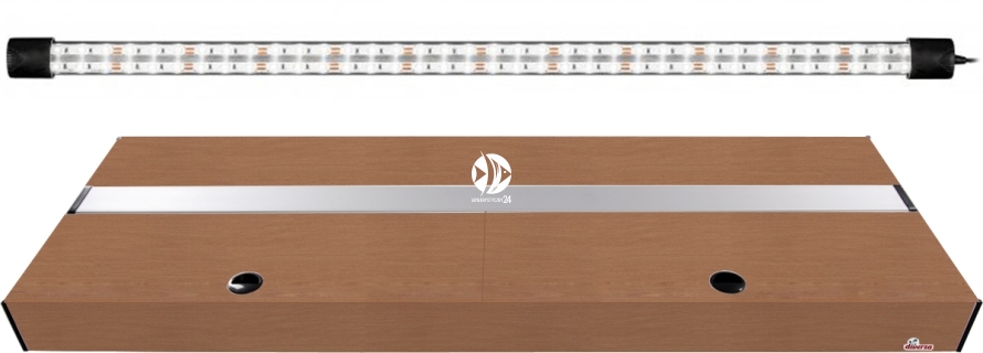 DIVERSA Pokrywa Platino LED 200x80cm (1x30W) (117306) - Aluminiowa obudowa z oświetleniem LED