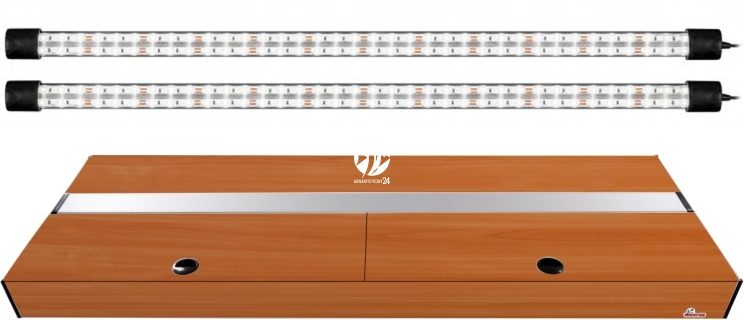 DIVERSA Pokrywa Platino LED 200x80cm (2x30W) (117313) - Aluminiowa obudowa z oświetleniem LED