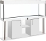 DIVERSA Zestaw Akwariowy Comfort 960l 2xLED Biały - Zawiera: akwarium, pokrywa, oświetlenie LED, szafka